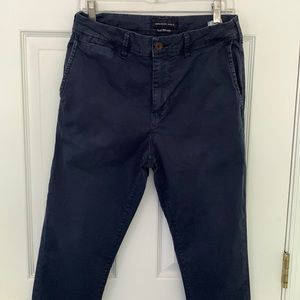 American Eagle Next Level Flex Navy blue Khaki 29x30